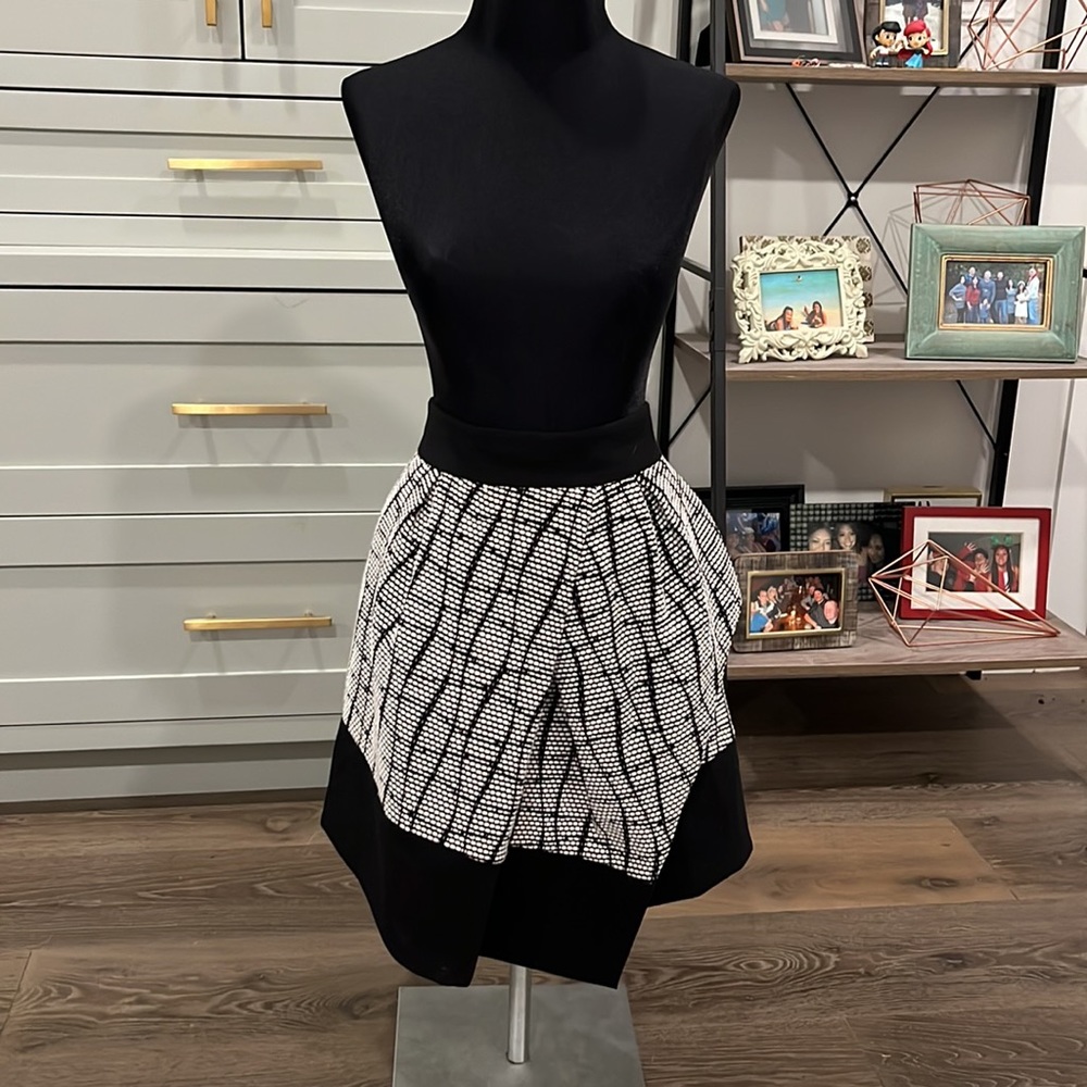 BR asymmetrical skirt